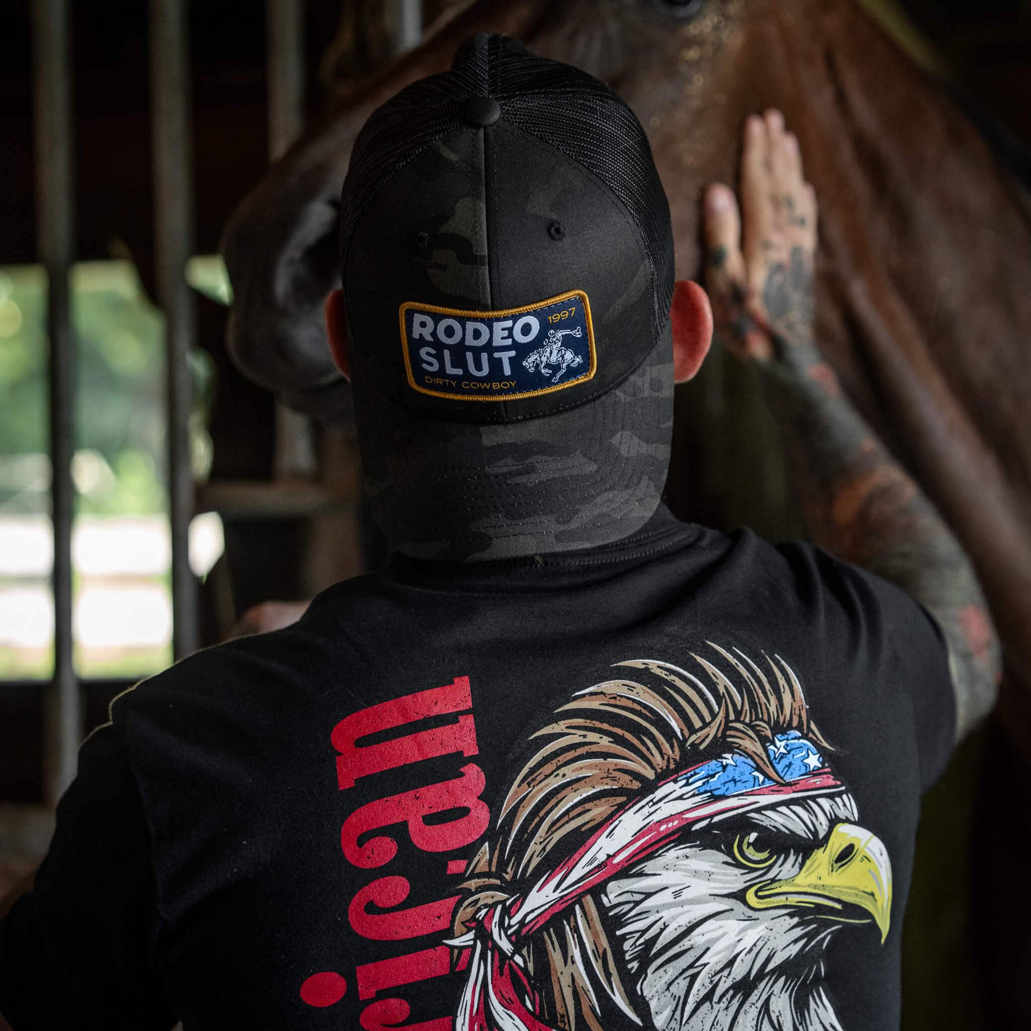 Rodeo Slut Patch SnapBack - DIRTY COWBOY USA - Flyclothing LLC