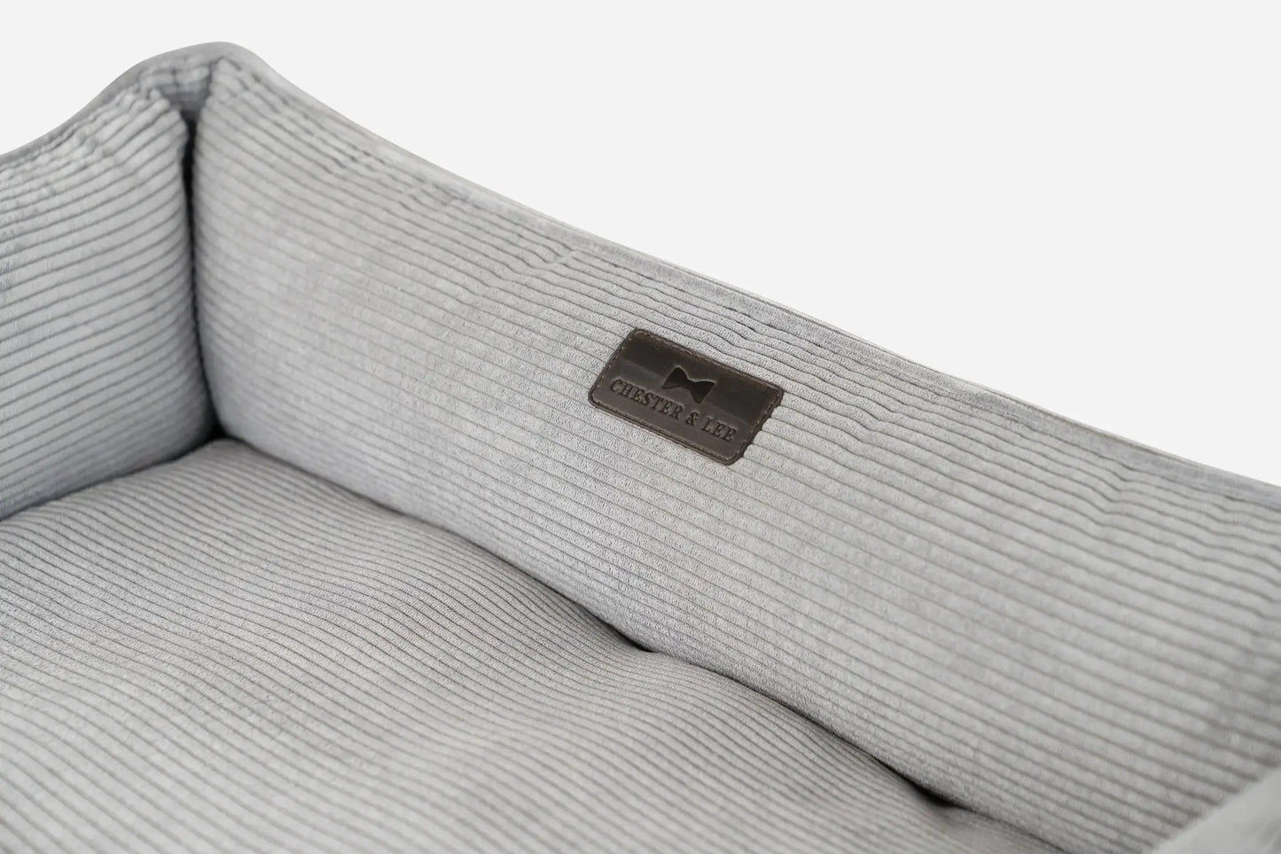 Chester & Lee | Fancy Corduroy Sleeper Dog Bed Gray - Chester & Lee - Flyclothing LLC