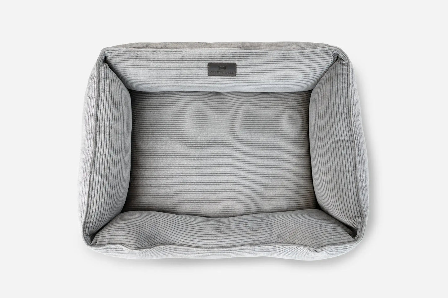 Chester & Lee | Fancy Corduroy Sleeper Dog Bed Gray - Chester & Lee - Flyclothing LLC