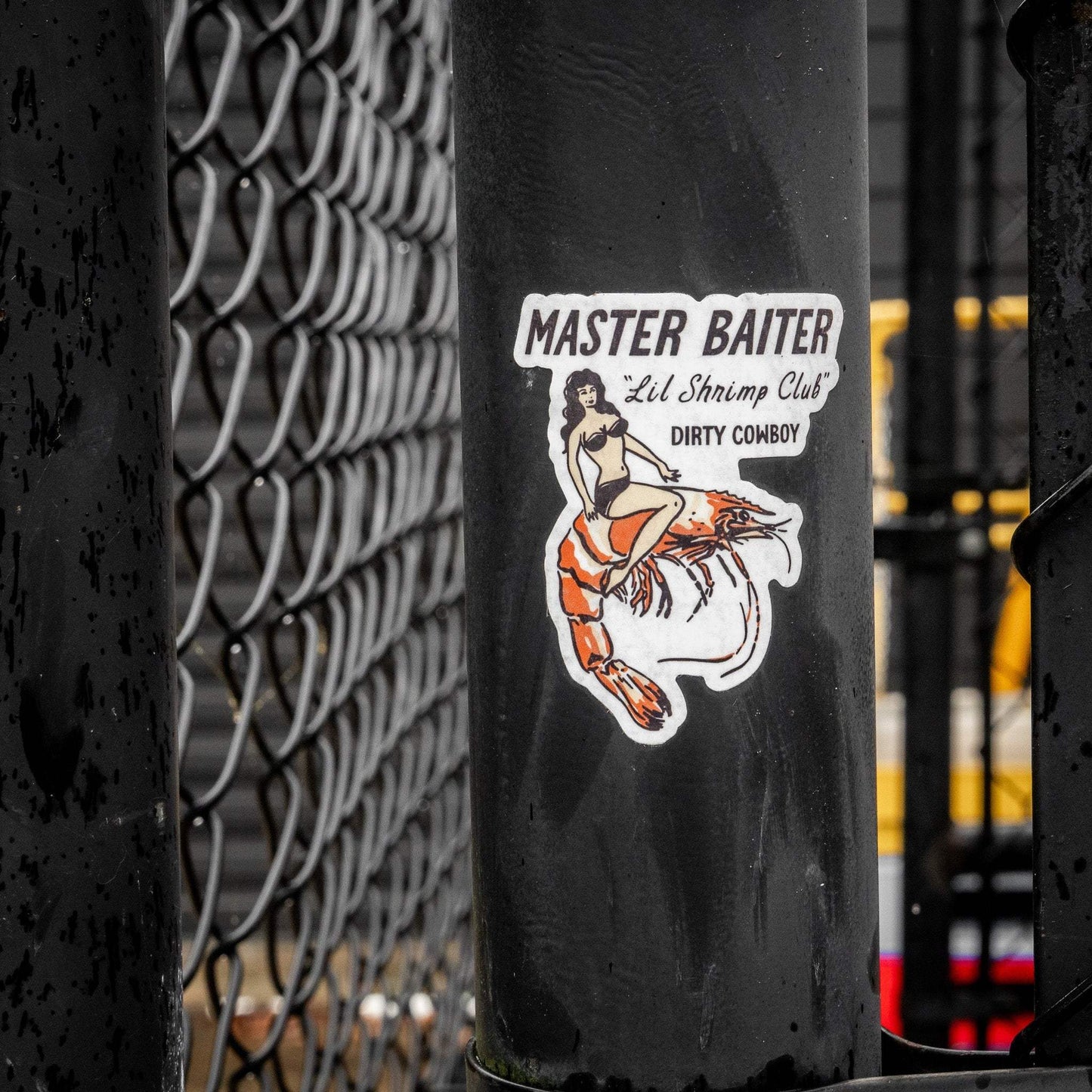 Master Baiter 'Lil Shrimp Club Decal Sticker - DIRTY COWBOY USA - Flyclothing LLC