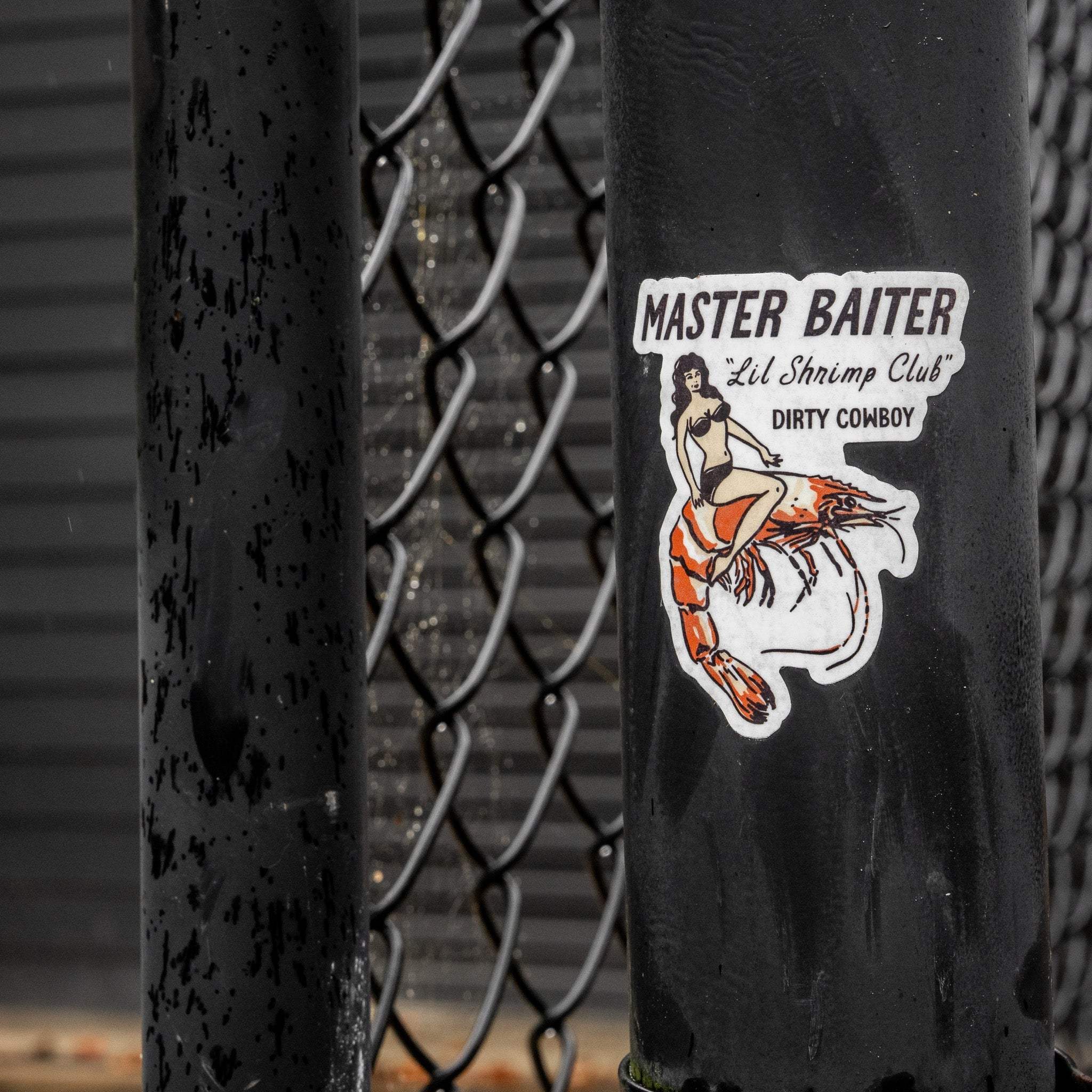 Master Baiter 'Lil Shrimp Club Decal Sticker - DIRTY COWBOY USA - Flyclothing LLC