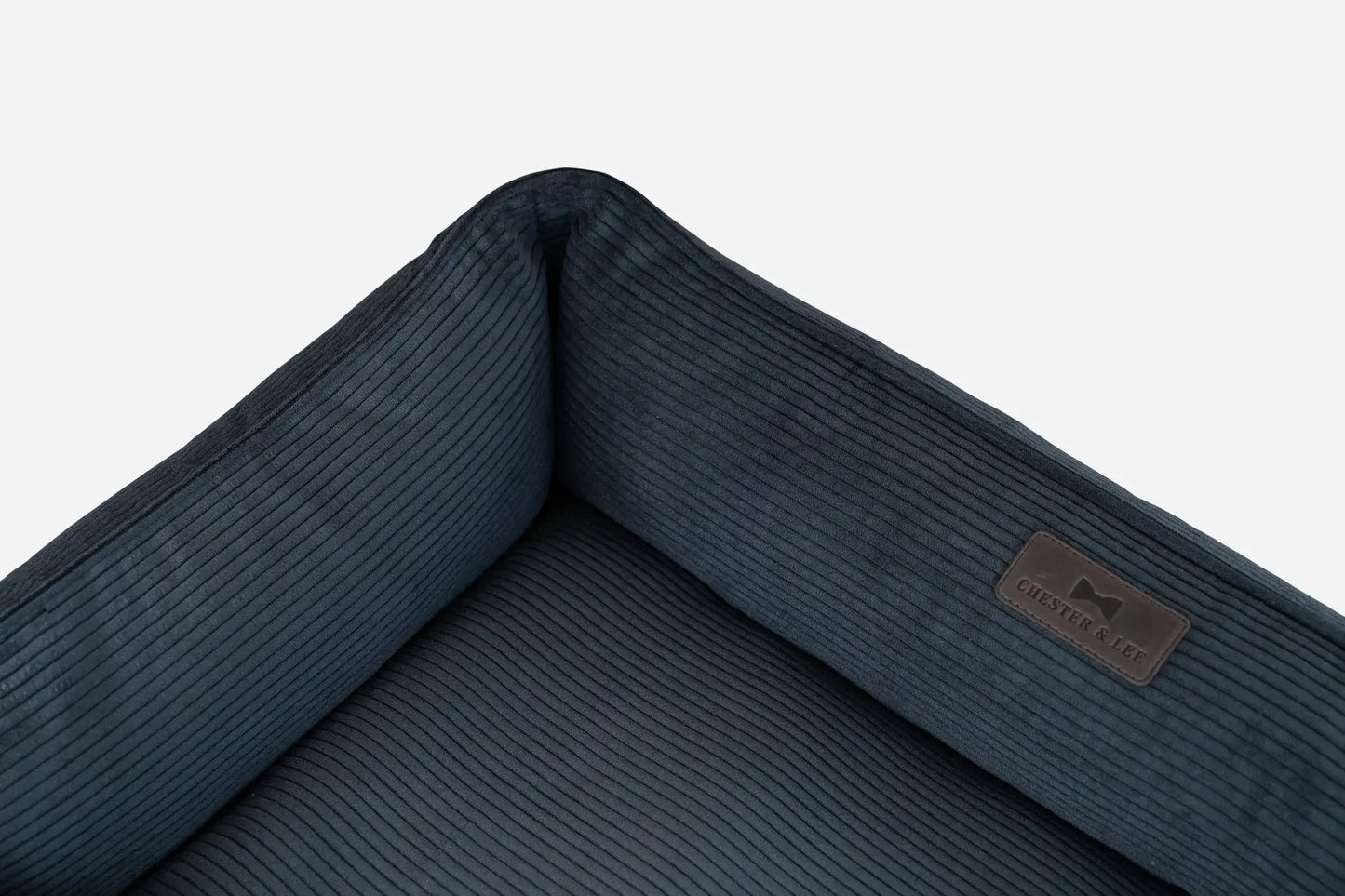 Chester & Lee | Fancy Corduroy Sleeper Dog Bed Graphite - Chester & Lee - Flyclothing LLC
