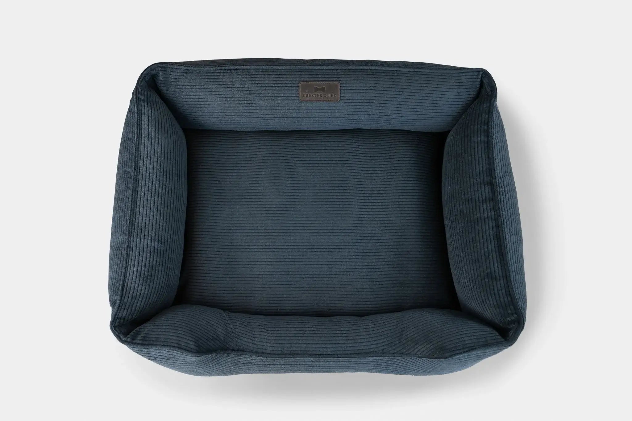 Chester & Lee | Fancy Corduroy Sleeper Dog Bed Graphite - Chester & Lee - Flyclothing LLC