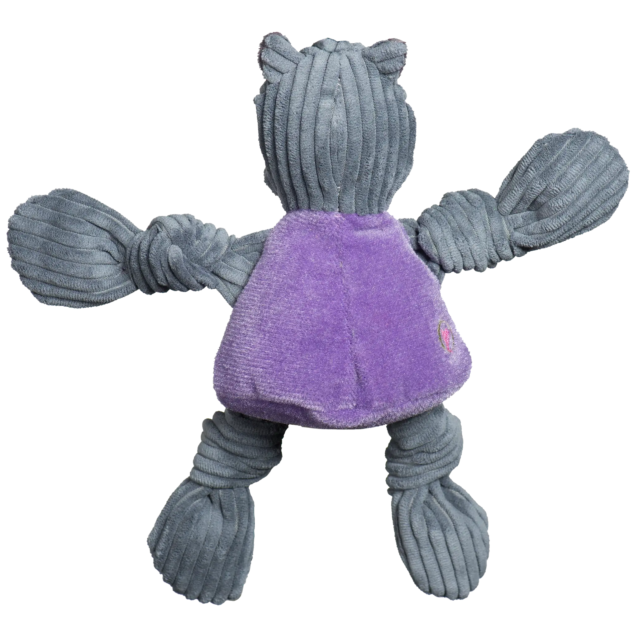 NCAA Kansas State University, Willie the Wildcat Knottie® Plush Dog Toy - HuggleHounds - Flyclothing LLC
