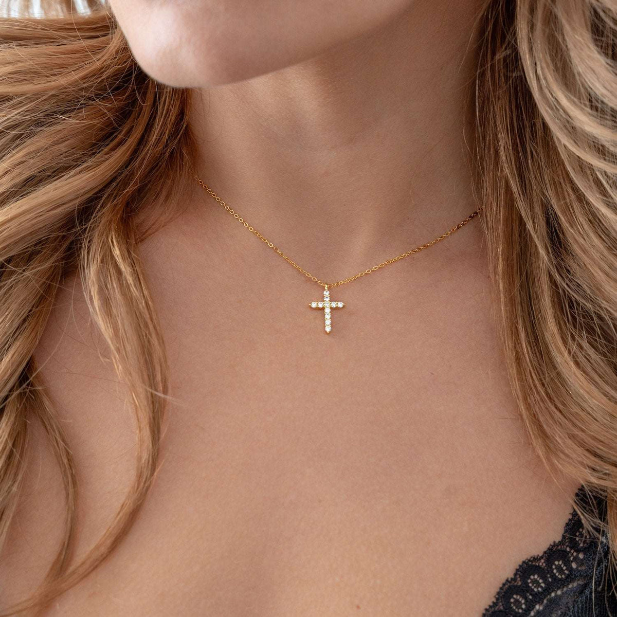 18K Gold Vermeil Faith Necklace