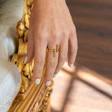 18K Gold-Plated Sabrina Ring