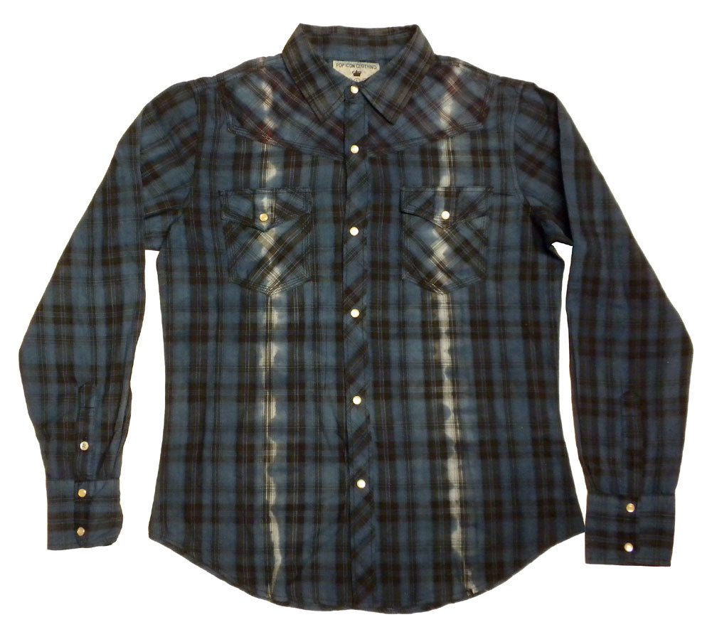 Pop Icon Mixed Plaid Shirt - Pop Icon Clothing - Flyclothing LLC