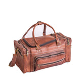 Vintage Leather Travel Duffle Bag - Classy Leather Bags - Flyclothing LLC