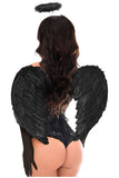 Daisy Corsets Top Drawer 4 PC Pin-Up Dark Angel Corset Costume - Daisy Corsets