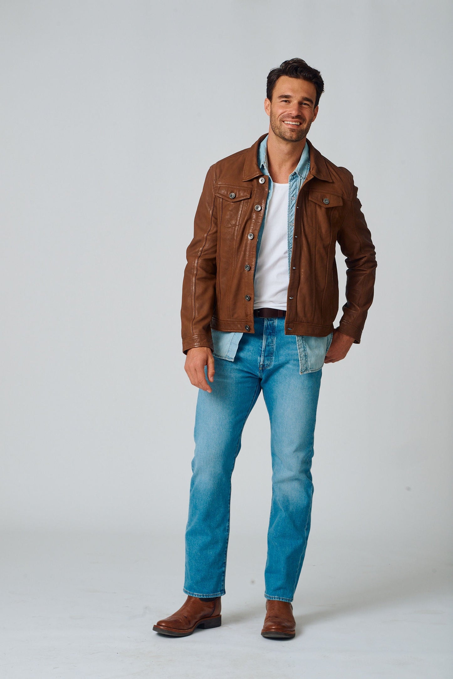 Geoff UF, Leather Jacket