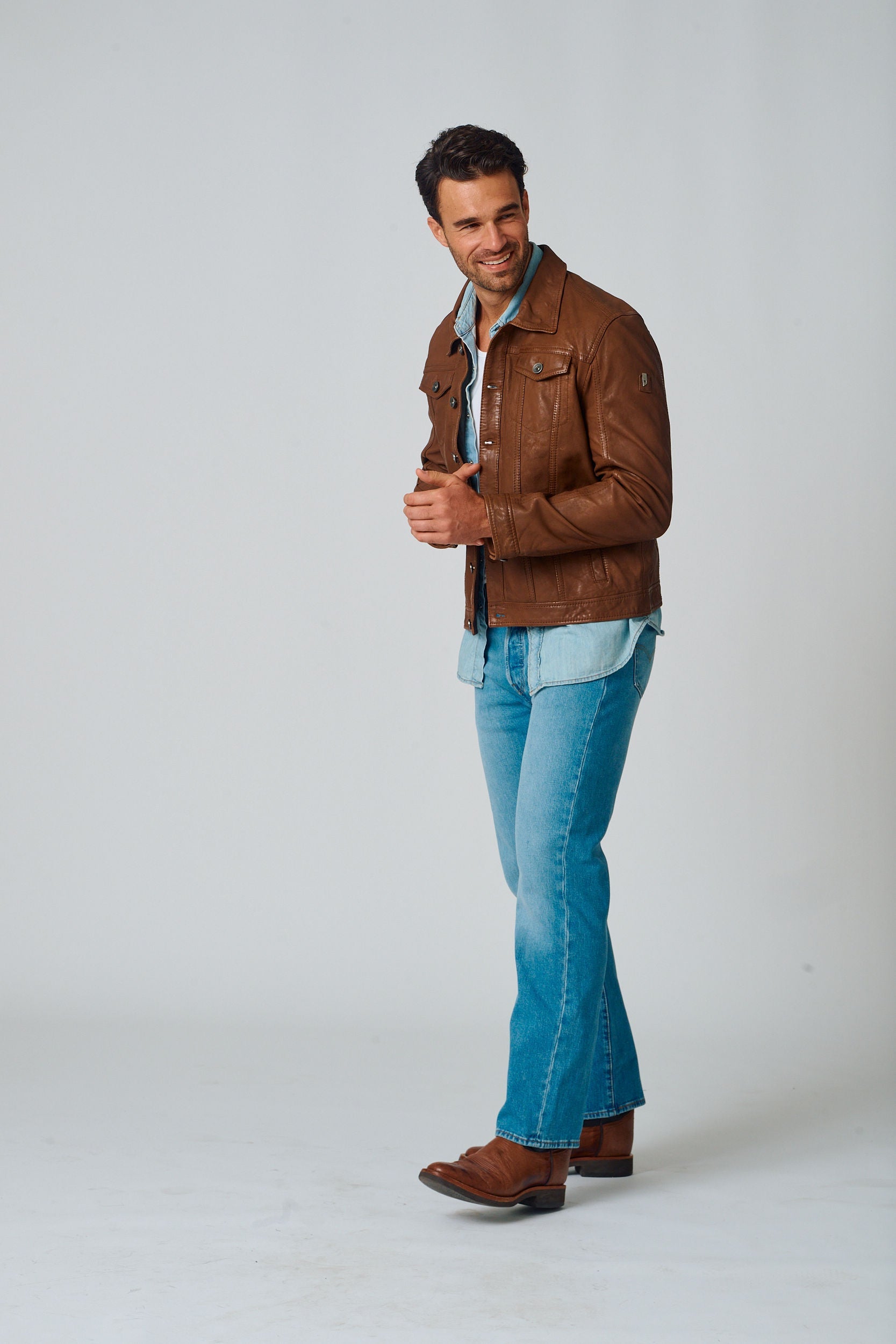 Geoff UF, Leather Jacket