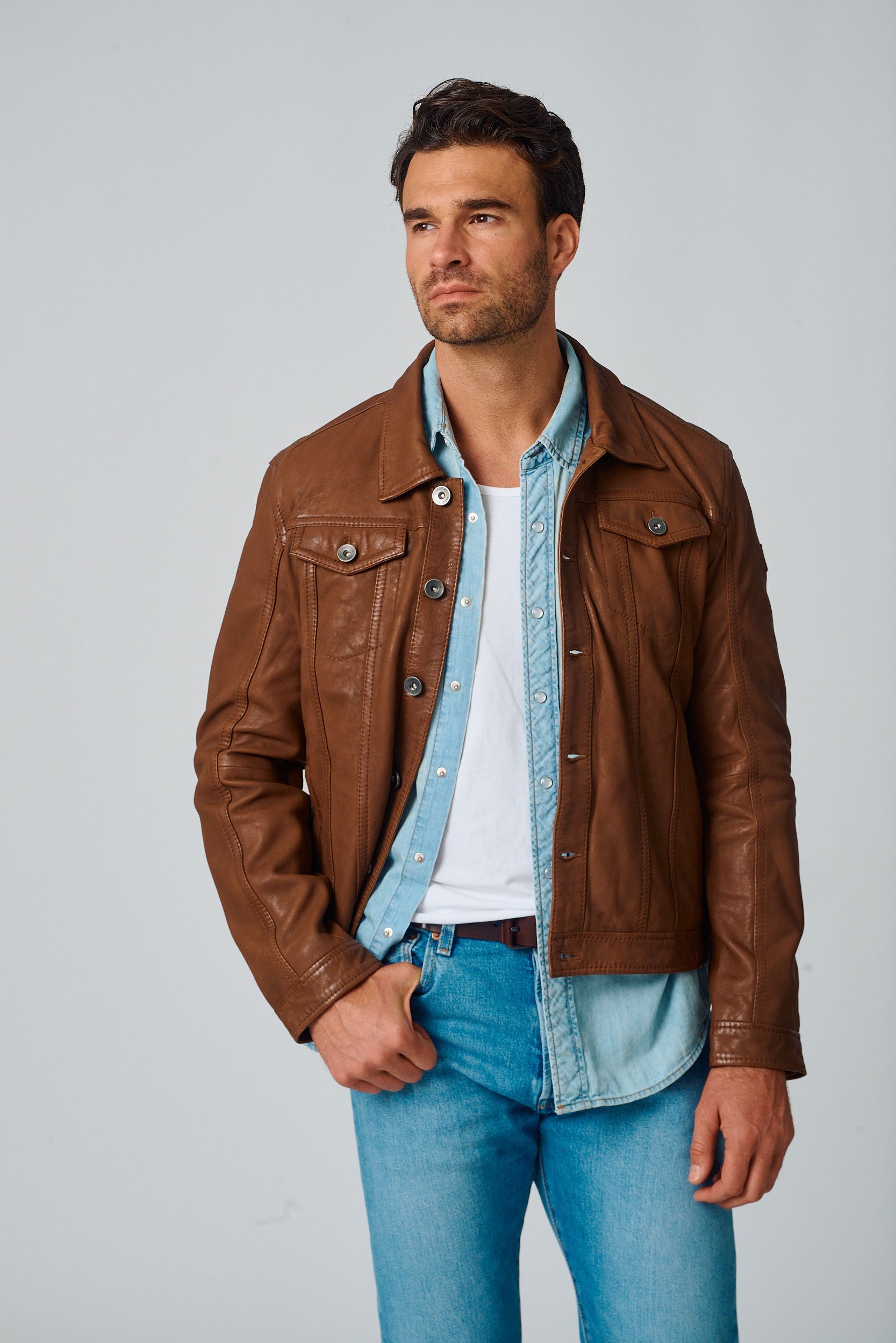 Geoff UF, Leather Jacket