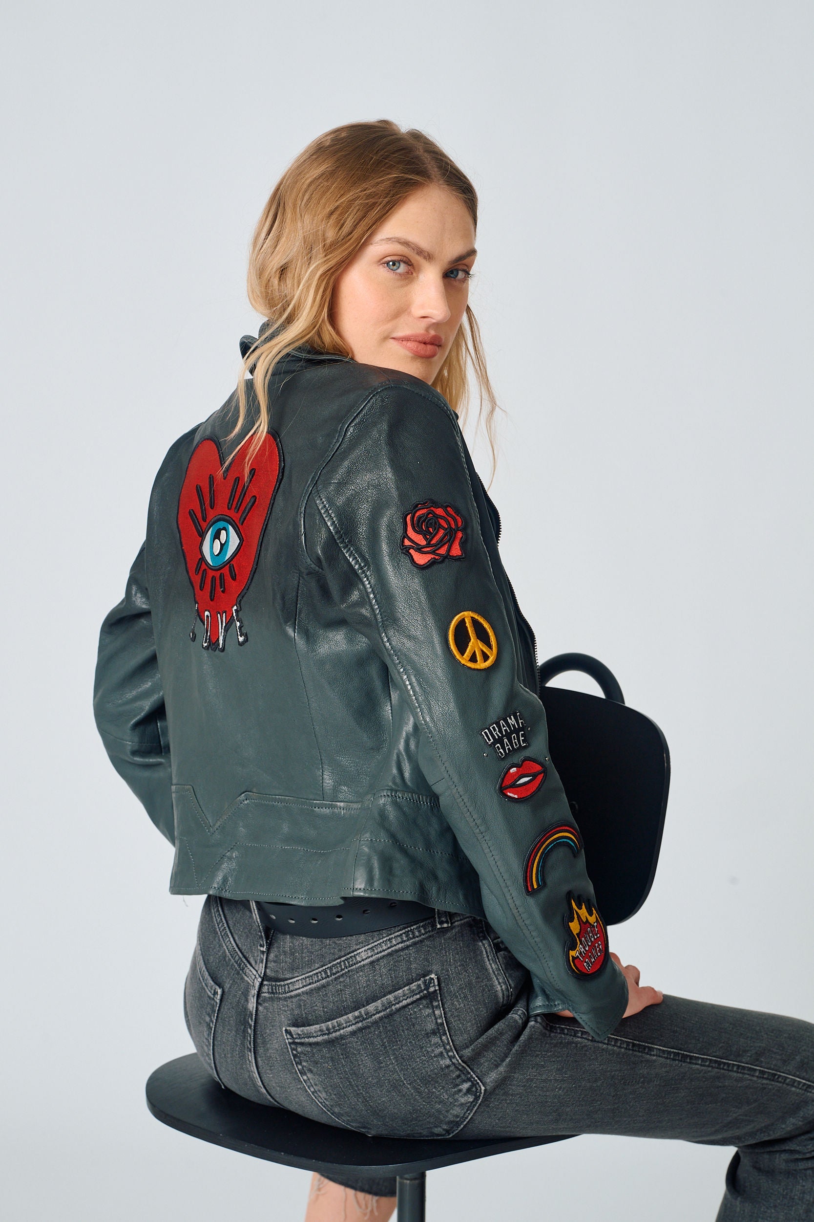 Cynthia RF Leather Jacket