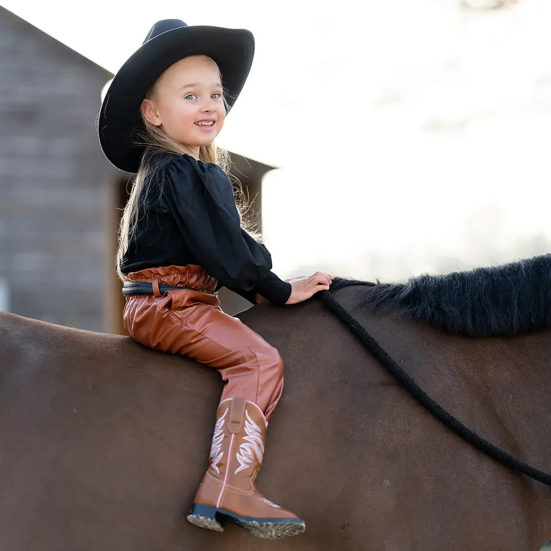 TuffRider Toddler Channel Islands Square Toe Western Boot - Breeches.com - Flyclothing LLC
