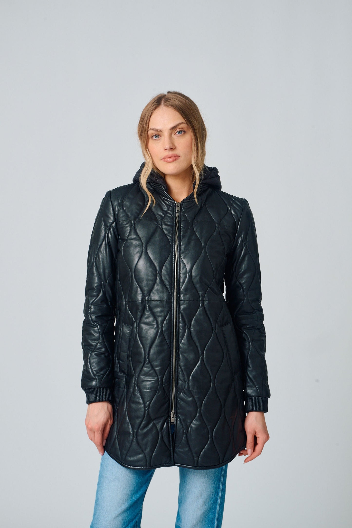 Arjeta CF Leather Jacket, Black