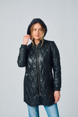 Arjeta CF Leather Jacket, Black