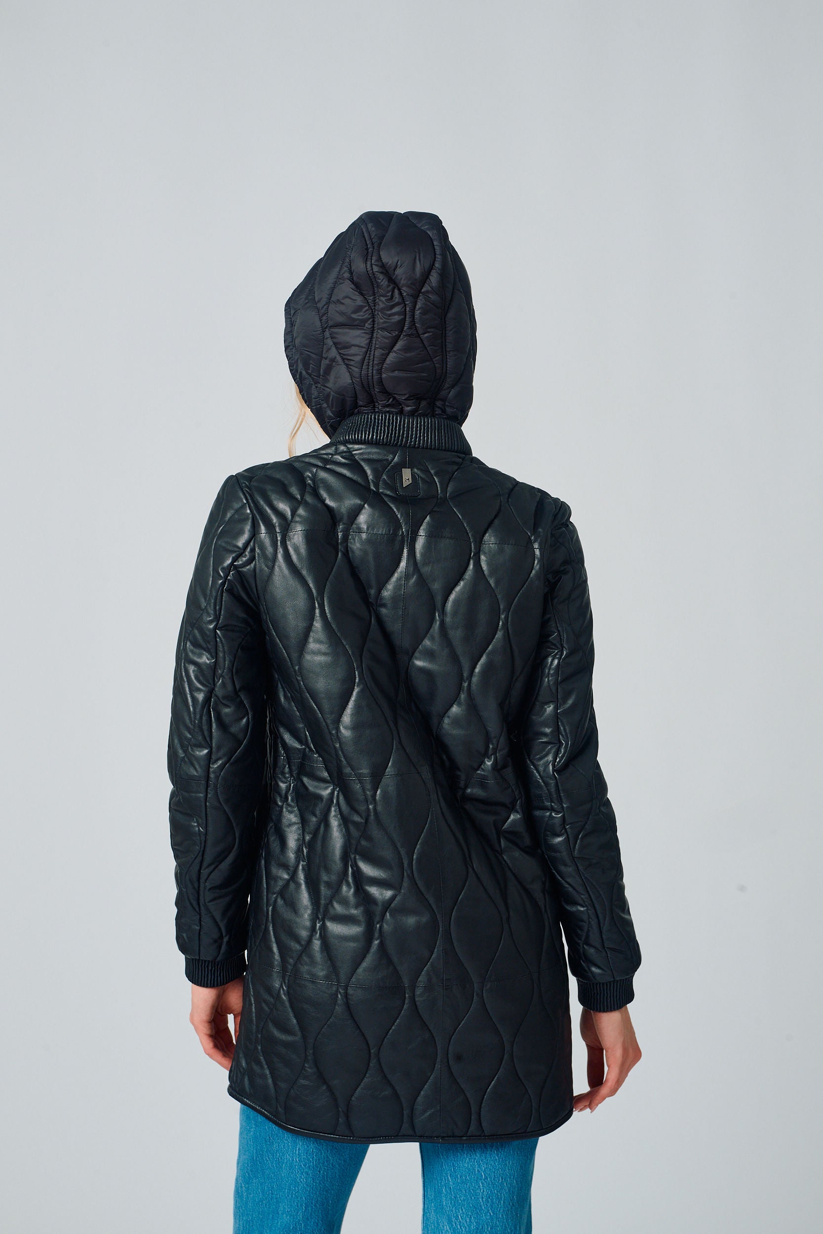 Arjeta CF Leather Jacket, Black