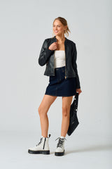 Katharina RF Leather Jacket