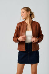 Katharina RF Leather Jacket - mauritiusleather - Flyclothing LLC