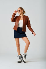 Katharina RF Leather Jacket - mauritiusleather - Flyclothing LLC