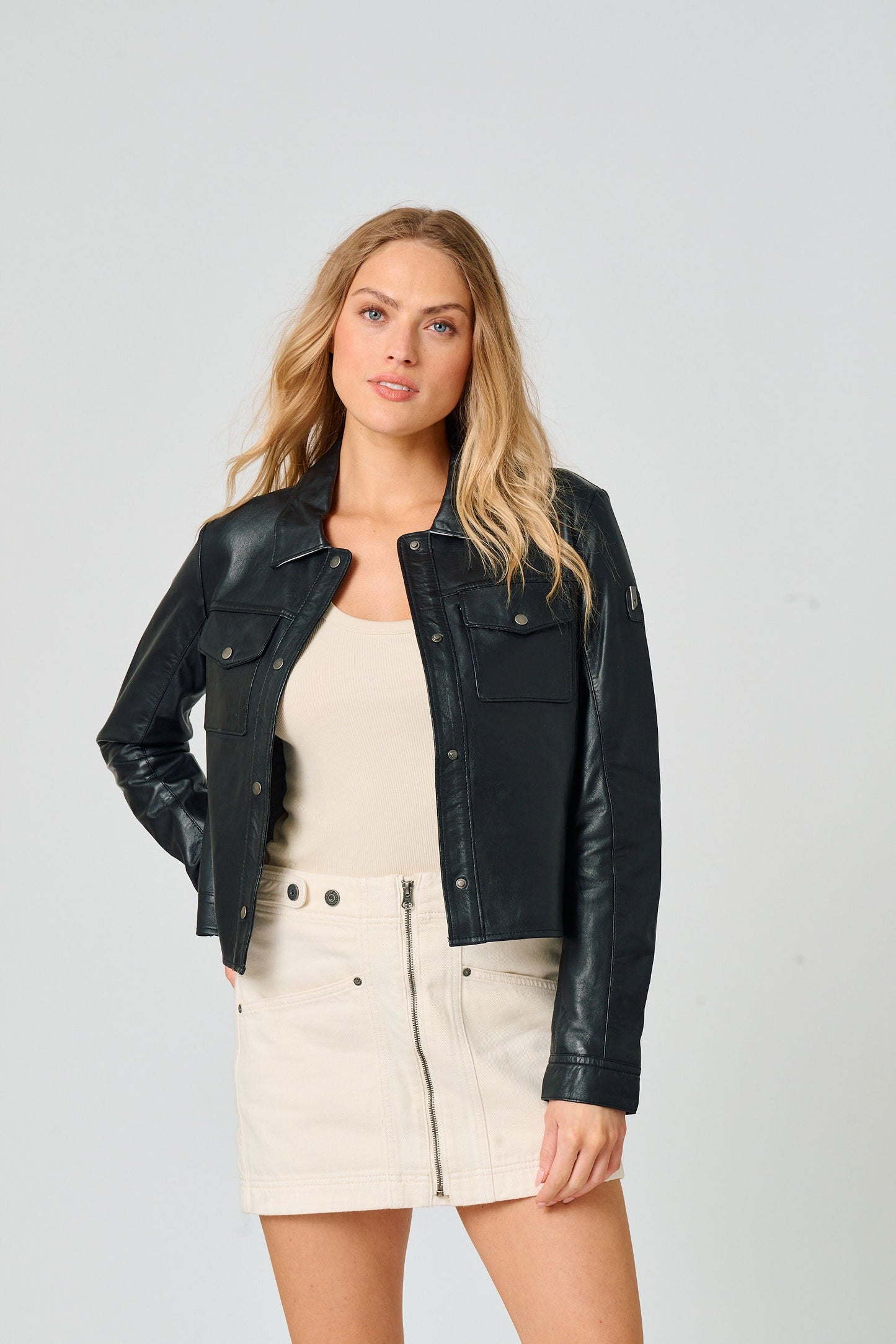Feodora RF Leather Jacket