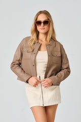 Feodora RF Leather Jacket
