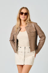 Feodora RF Leather Jacket