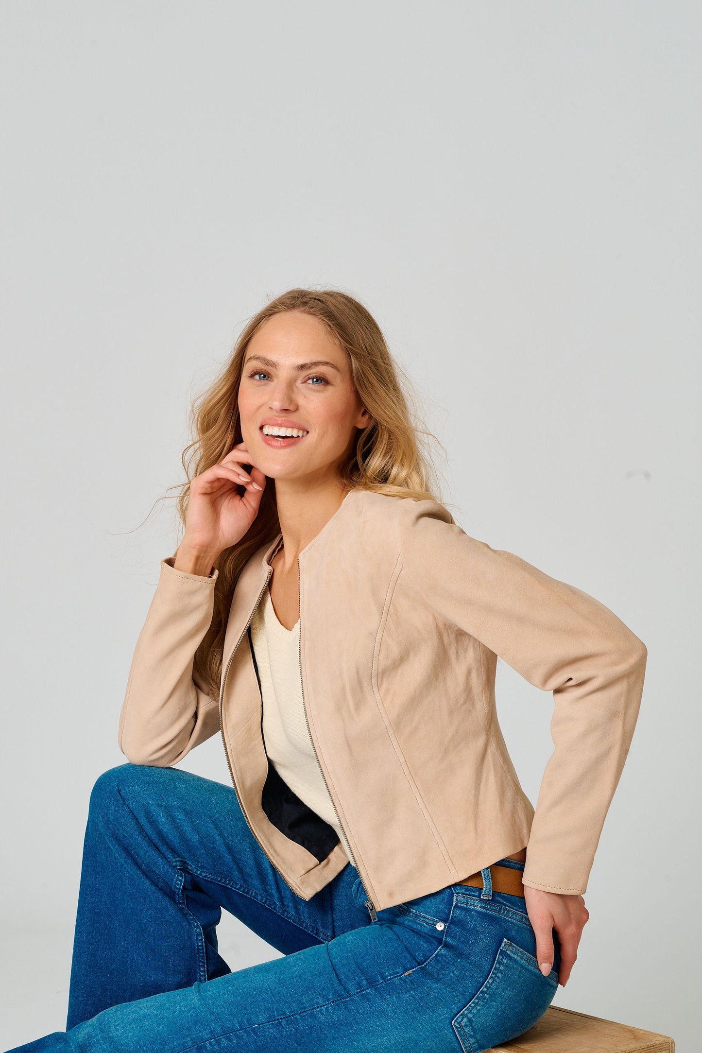 Quynn RF Leather Jacket