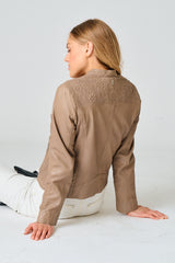 Lily RF Leather Jacket