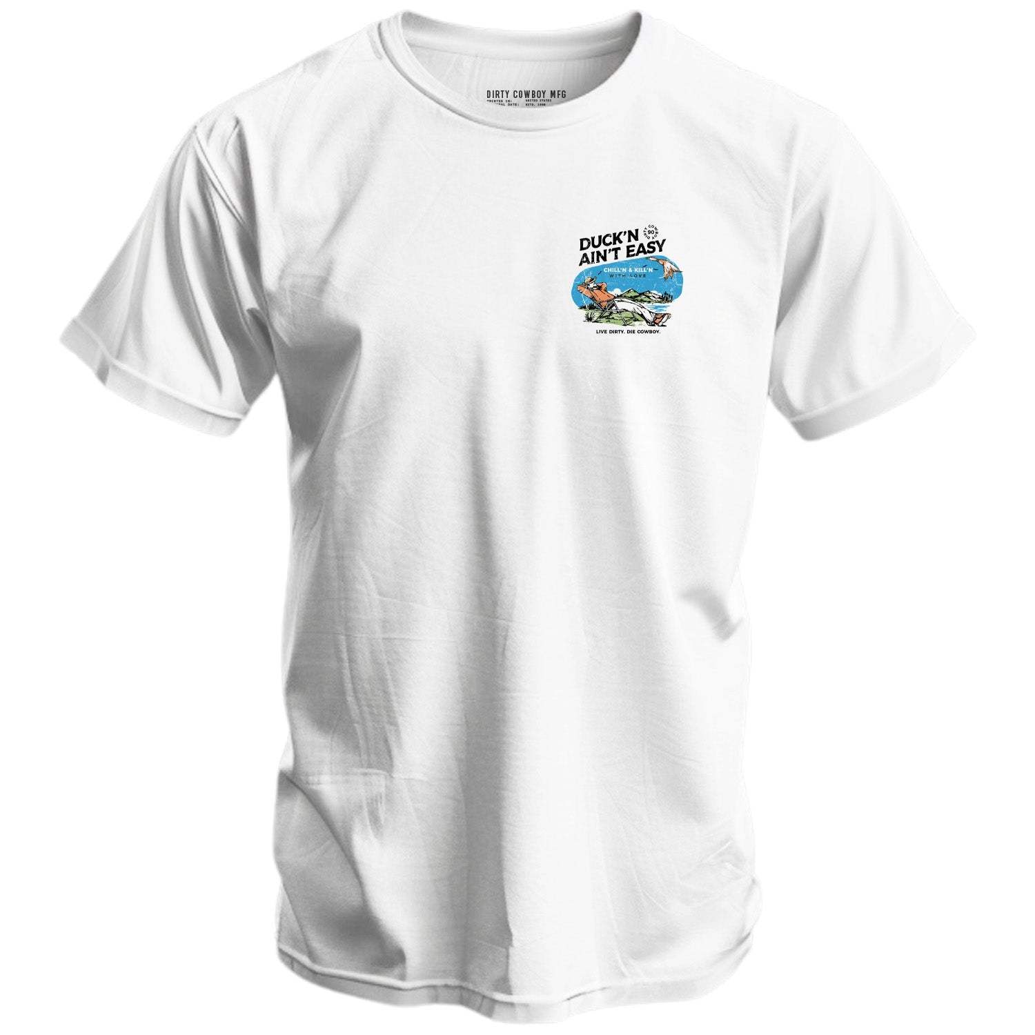 Duckin Aint Easy Men's T-Shirt - DIRTY COWBOY USA - Flyclothing LLC