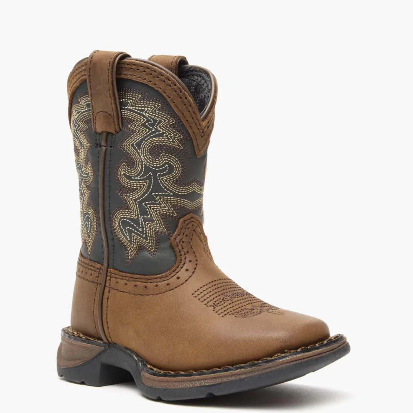 Durango® Kids Lil' Rebel Western Boot Tan/Black - Durango - Flyclothing LLC
