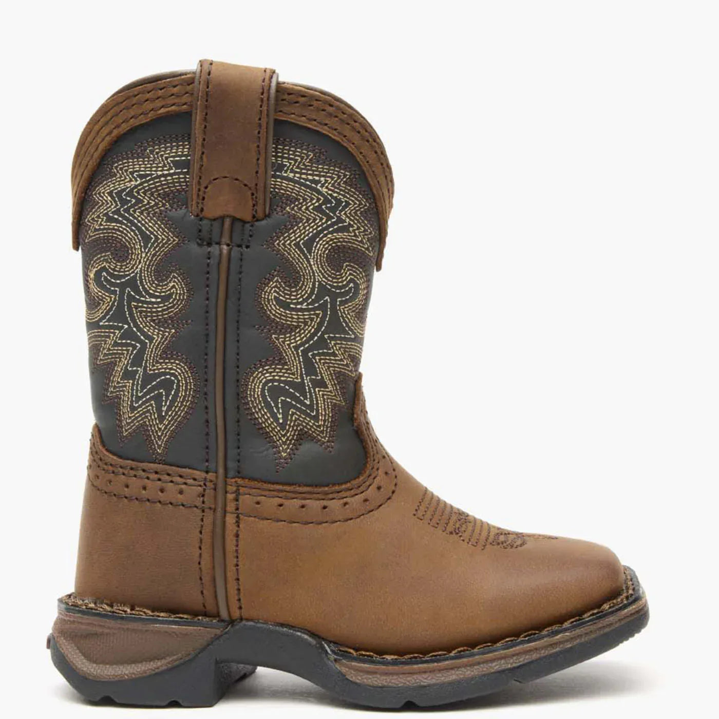 Durango® Kids Lil' Rebel Western Boot Tan/Black - Durango - Flyclothing LLC