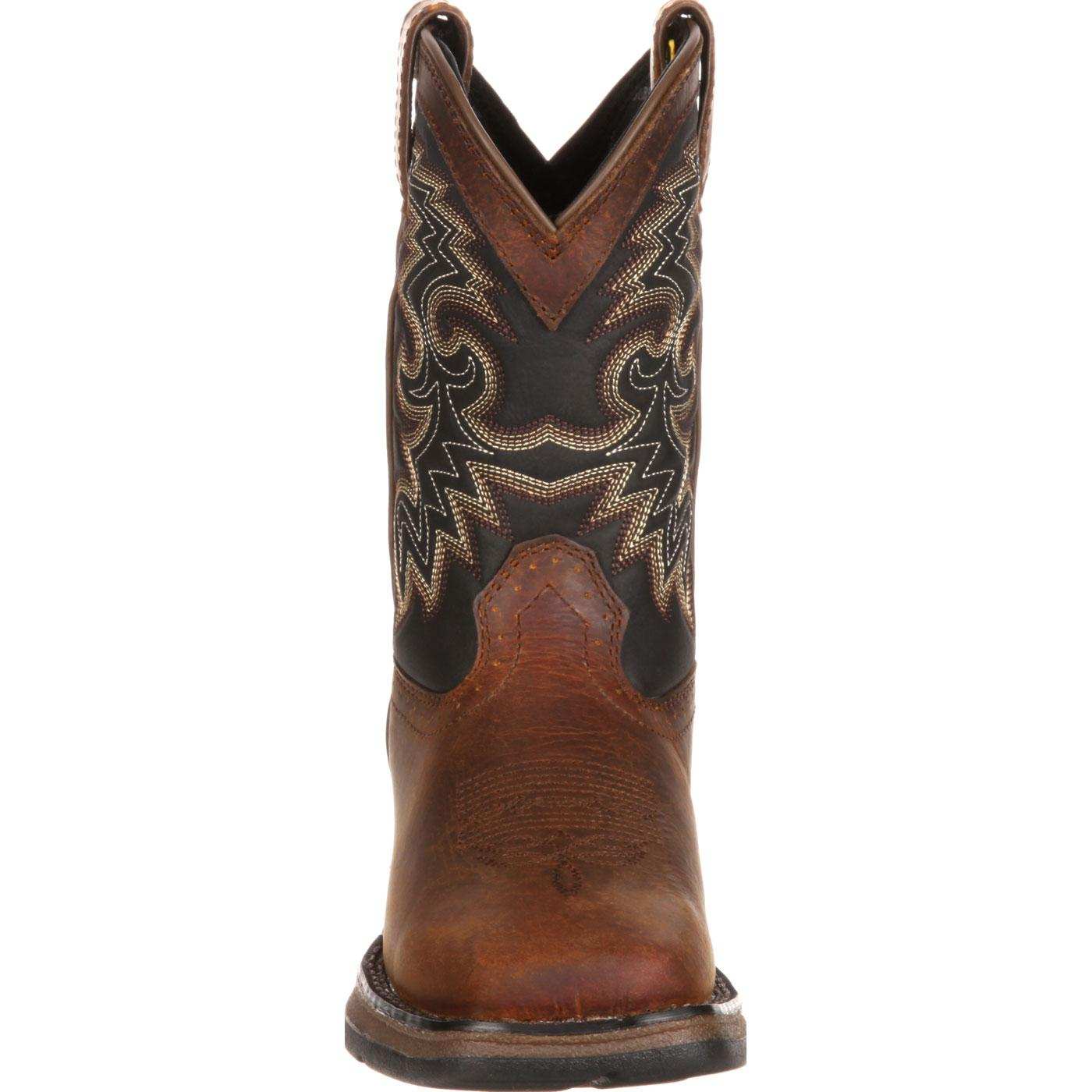 LIL' DURANGO Big Kid Western Boot Tan/Black - Durango - Flyclothing LLC
