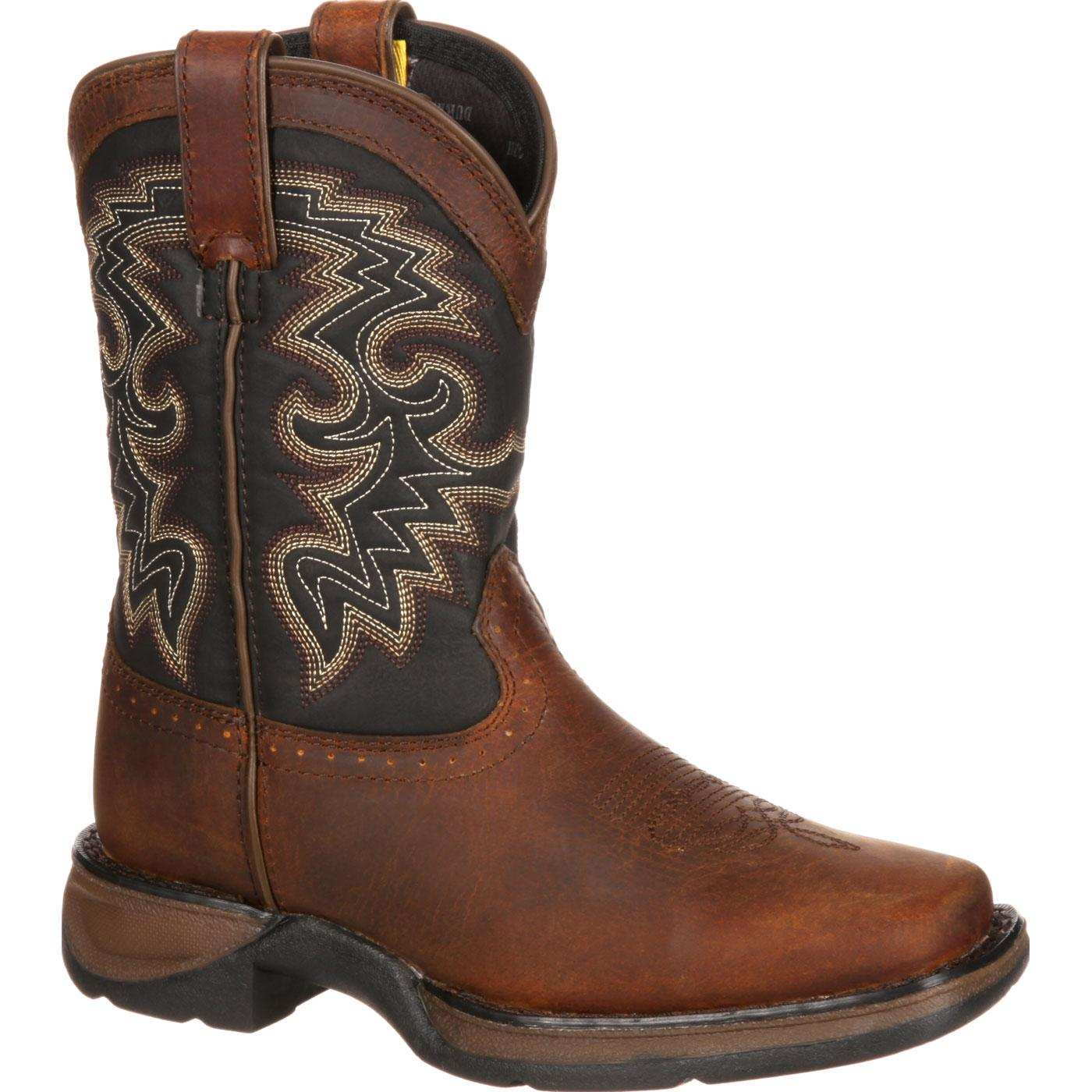 LIL' DURANGO Big Kid Western Boot Tan/Black - Durango - Flyclothing LLC