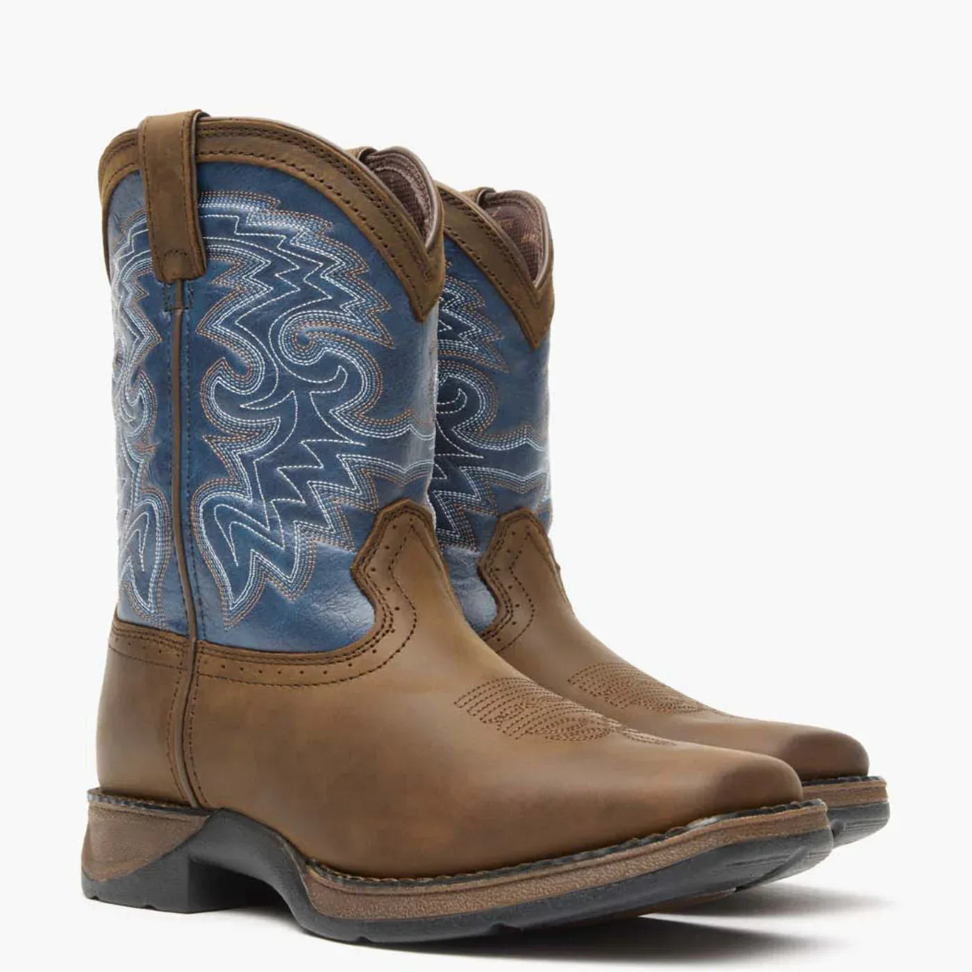 Durango Kids Lil Rebel Western Boot Big Kids Dark Brown - Durango - Flyclothing LLC