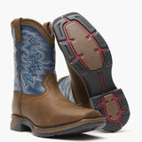 Durango Kids Lil Rebel Western Boot Big Kids Dark Brown - Durango - Flyclothing LLC