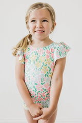 Daffodils S/S Flutter Sleeve Leotard - Mila & Rose ® - Flyclothing LLC