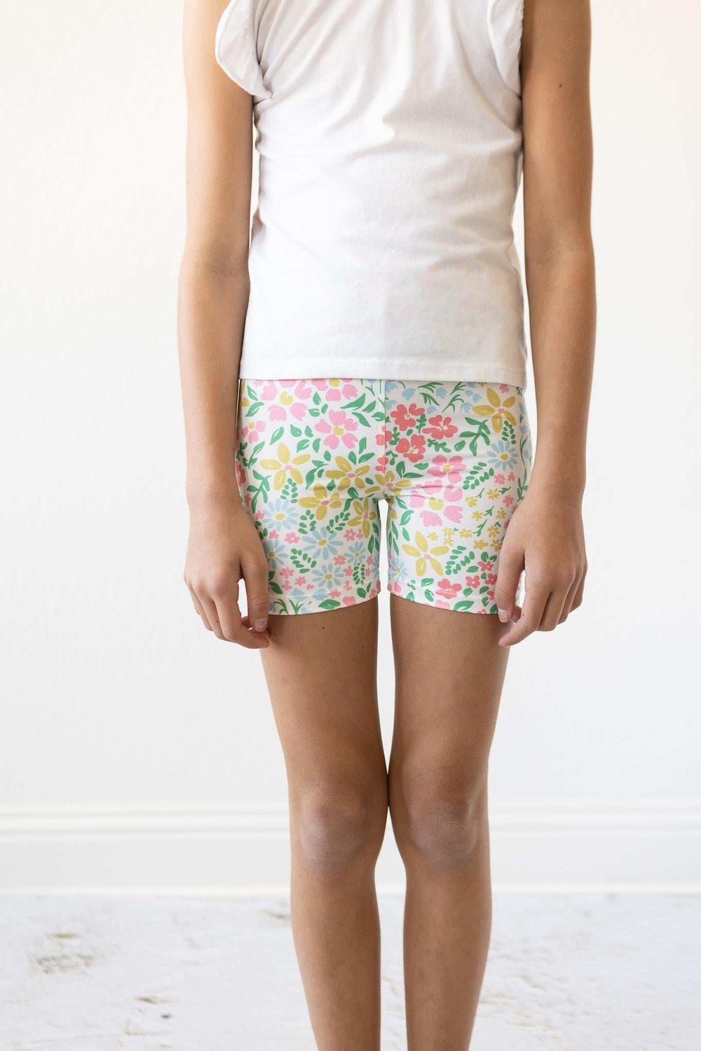 Daffodils Twirl Shorts - Mila & Rose ® - Flyclothing LLC