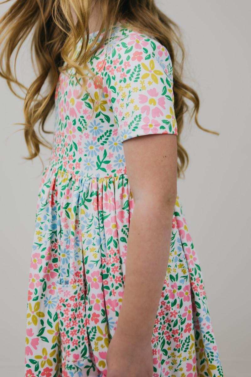 Daffodils S/S Pocket Twirl Dress - Mila & Rose ® - Flyclothing LLC