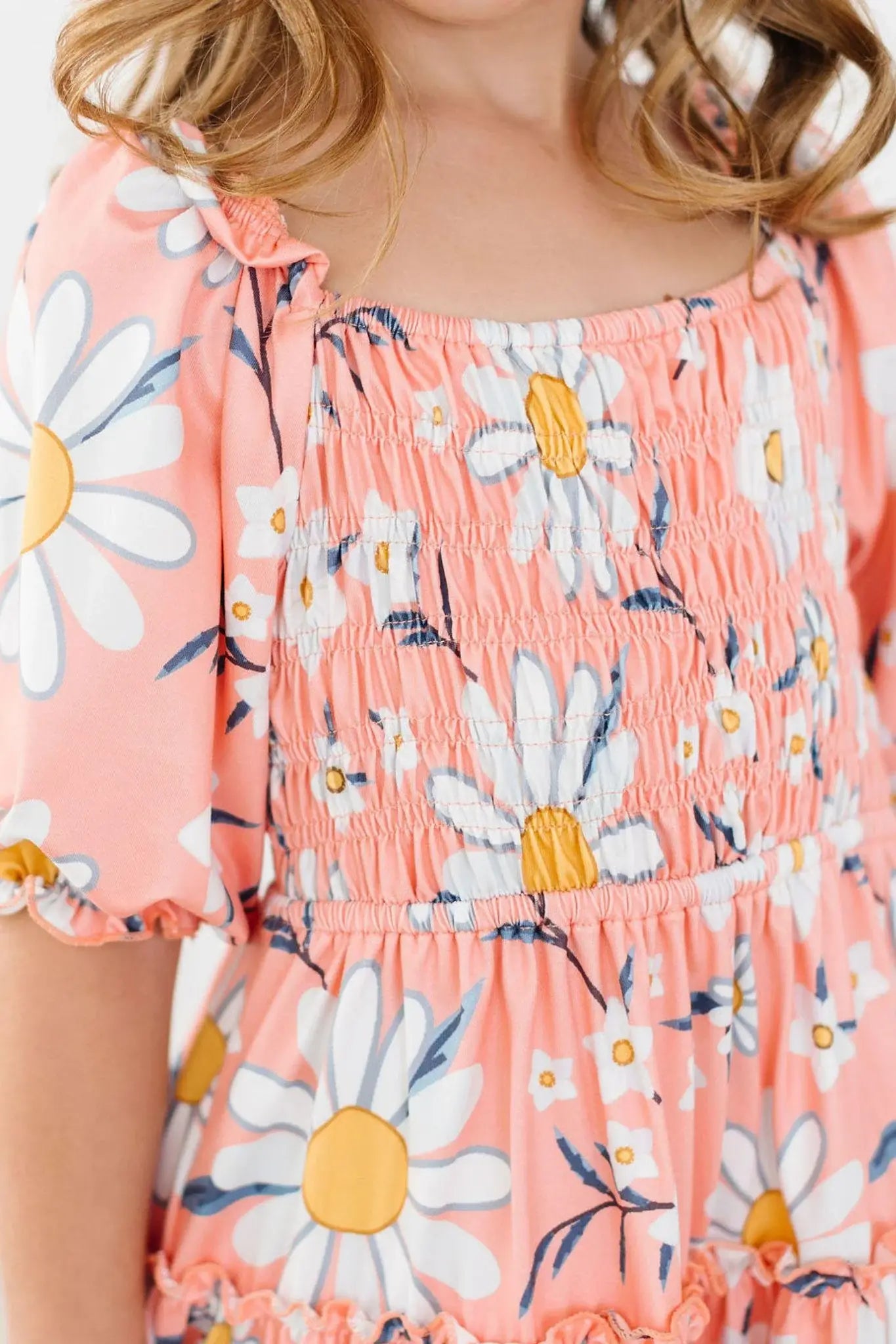 Daisy Darling Smocked Ruffle Dress - Mila & Rose ® - Flyclothing LLC