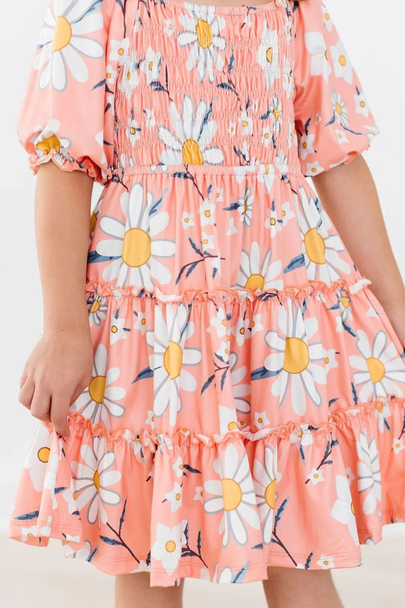Daisy Darling Smocked Ruffle Dress - Mila & Rose ® - Flyclothing LLC
