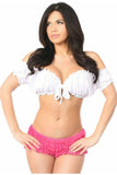 Daisy Corsets White Peasant Top - Daisy Corsets - Flyclothing LLC