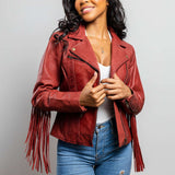 Daisy Women's Fashion Leather Jacket - Whet Blu NYC - Flyclothing LLC