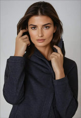 Dakota Hoodie Sweatshirt Jacket - Charcoal - Buki - Flyclothing LLC