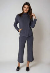 Dakota Hoodie Sweatshirt Jacket - Charcoal - Buki - Flyclothing LLC