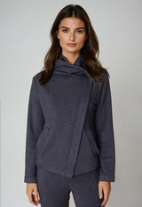 Dakota Hoodie Sweatshirt Jacket - Charcoal - Buki - Flyclothing LLC