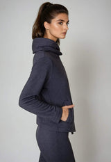 Dakota Hoodie Sweatshirt Jacket - Charcoal - Buki - Flyclothing LLC