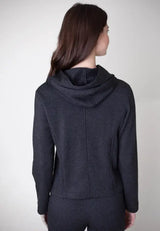 Dakota Hoodie Sweatshirt Jacket - Charcoal - Buki - Flyclothing LLC