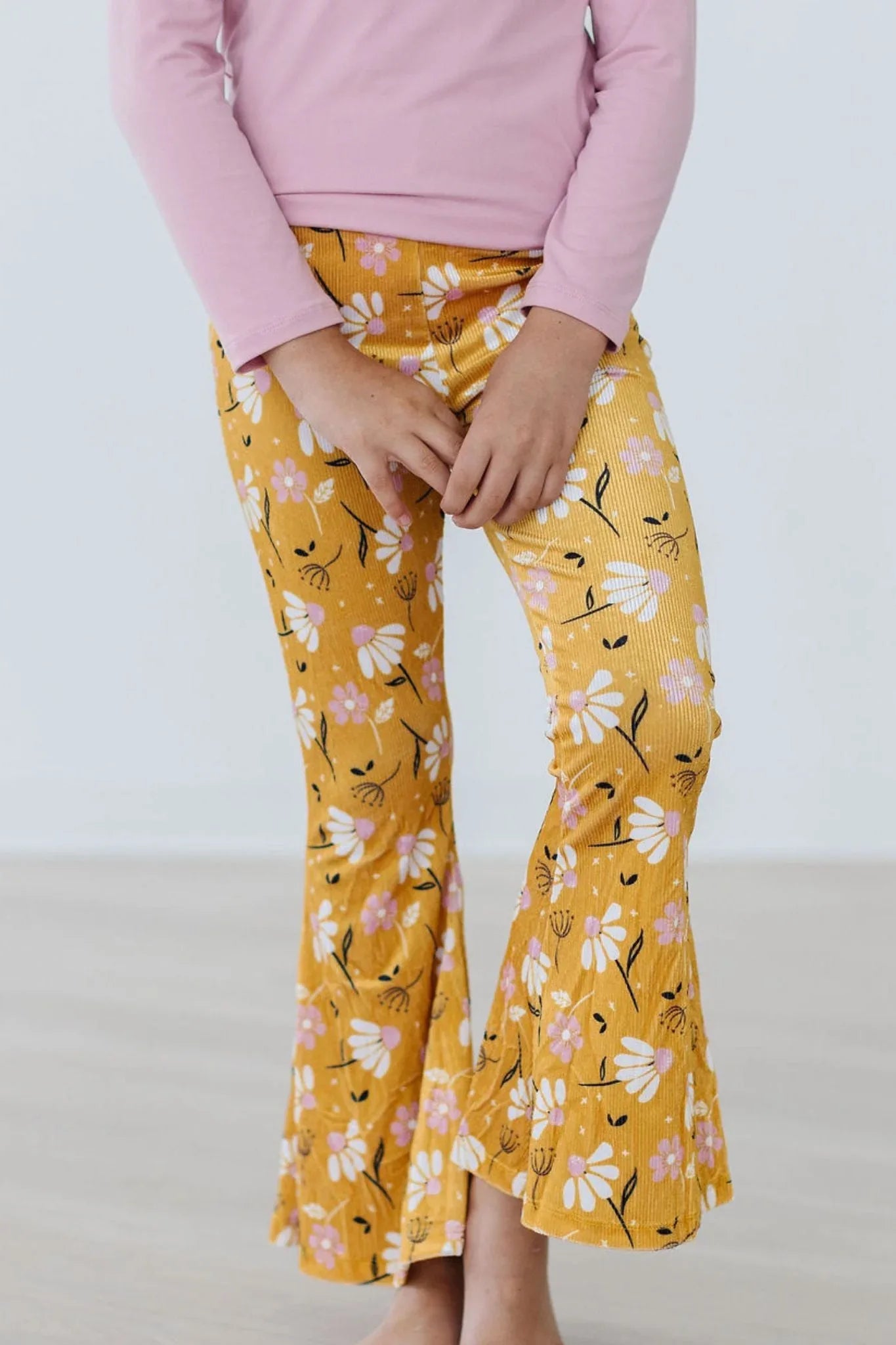 Dandelions in Fall Ribbed Velvet Bells - Mila & Rose ® - Flyclothing LLC