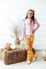 Dandelions in Fall Ribbed Velvet Bells - Mila & Rose ® - Flyclothing LLC